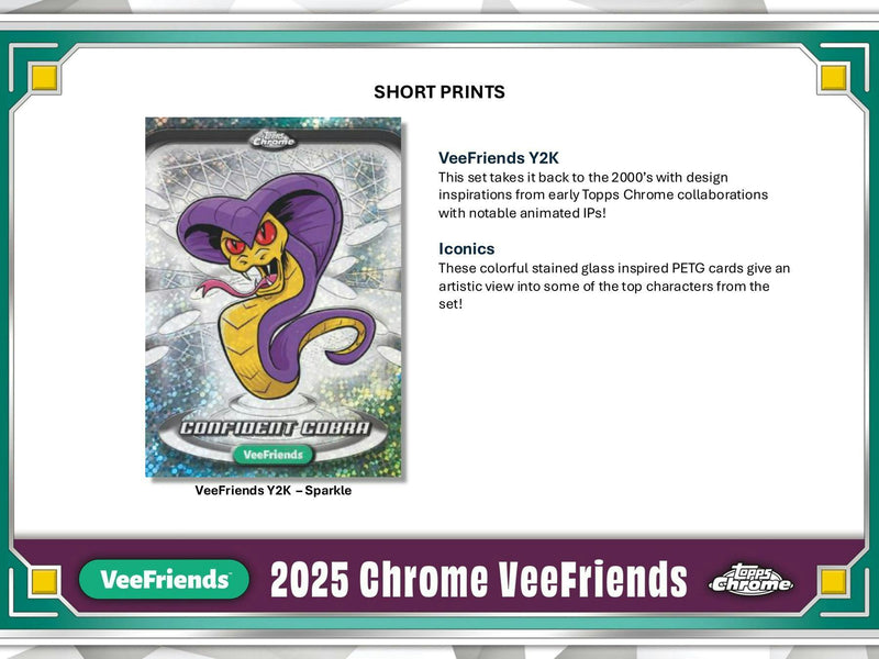 2025 Topps VeeFriends Chrome Hobby Box (May 7th)