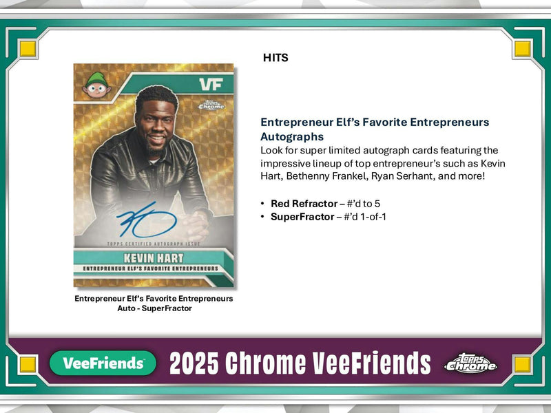 2025 Topps VeeFriends Chrome Hobby Box (May 7th)