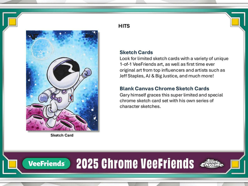 2025 Topps VeeFriends Chrome Hobby Box (May 7th)
