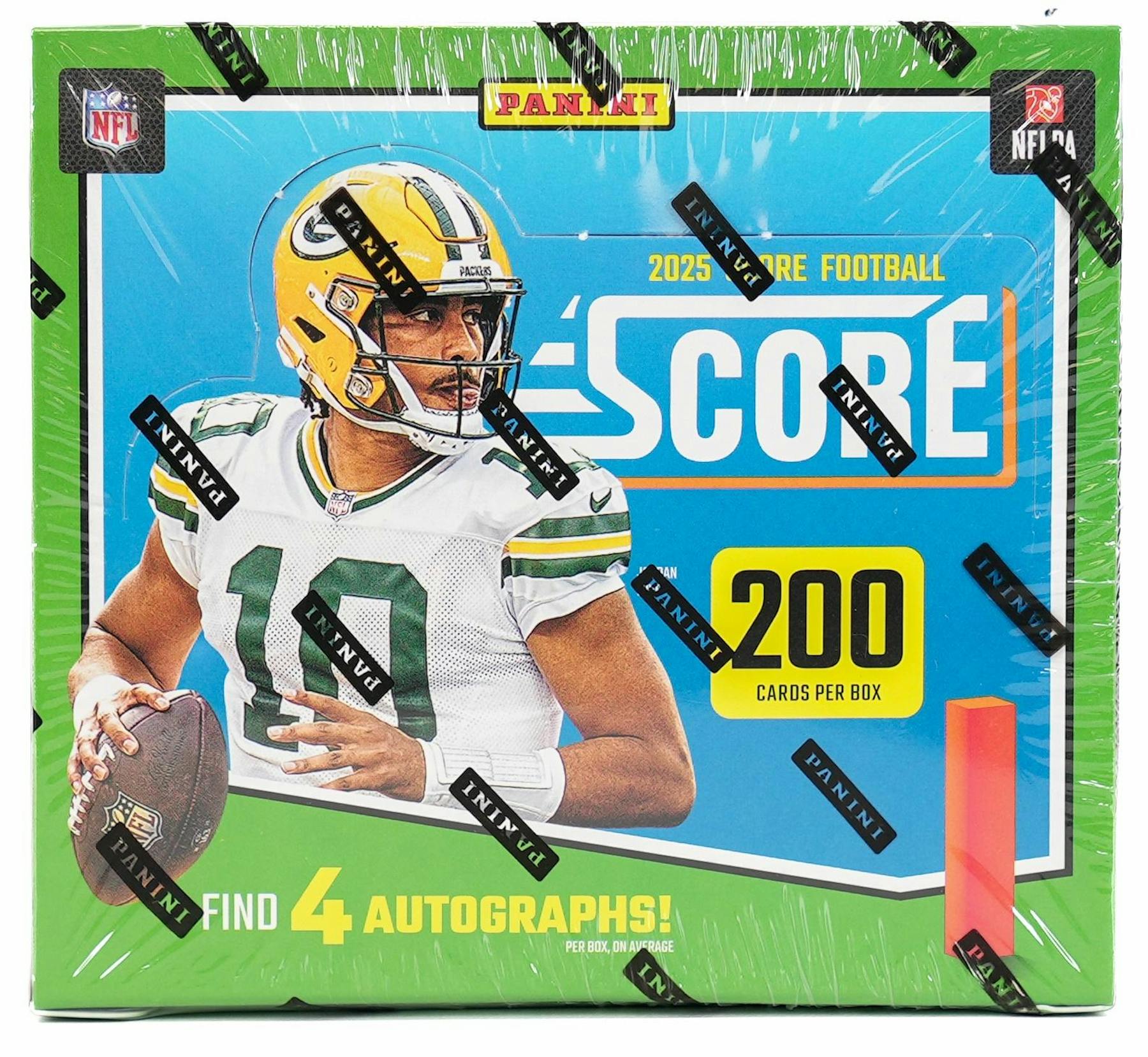 2025 Panini Score Football Hobby Box (4 Autogtaphs) (10 Jumbo Packs)