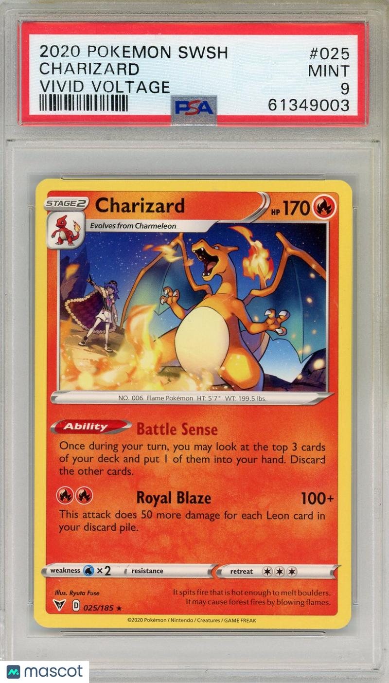 2020 Pokemon Sword & Shield Charizard