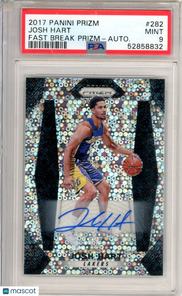 2017 Panini Prizm Josh Hart #282 PSA 9 Basketball