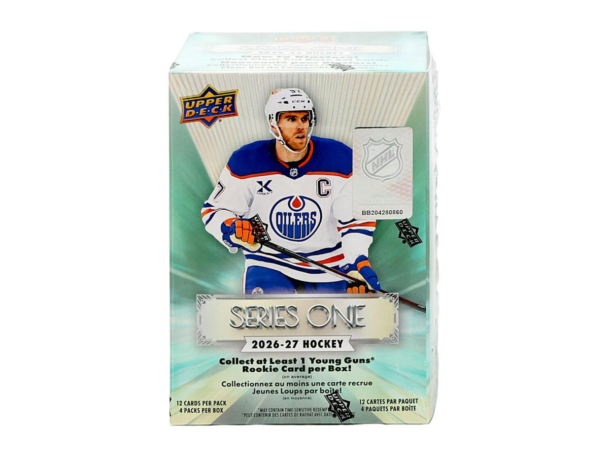 2026/27 Upper Deck Series 1 Hockey Blaster Box (1 Young Guns)