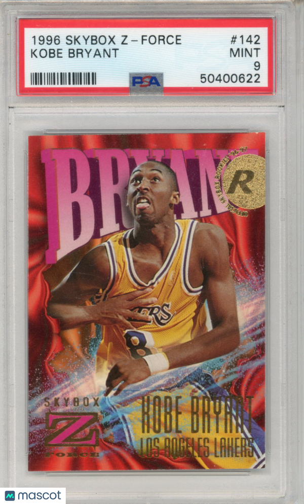 1996 Skybox Z-Force Kobe Bryant #142 PSA 9