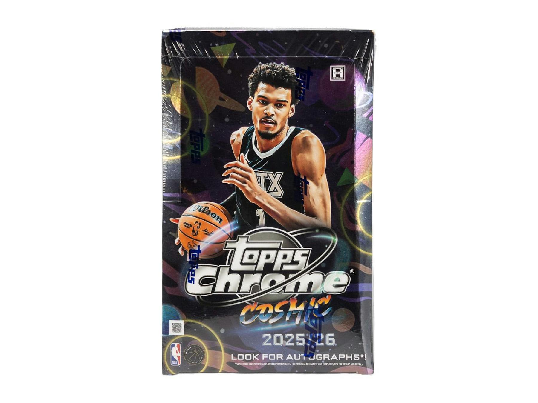 One (1) Pack of 2025/26 Topps Cosmic Chrome Basketball Hobby Packs