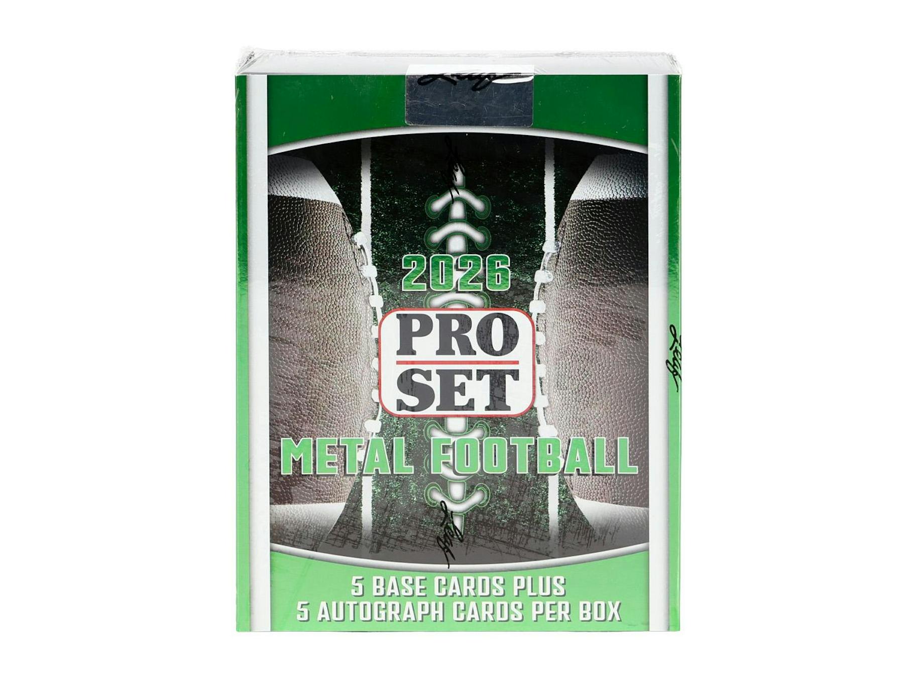 2025 Leaf Metal Football Hobby Box (4 + 1 Hobby Auto)