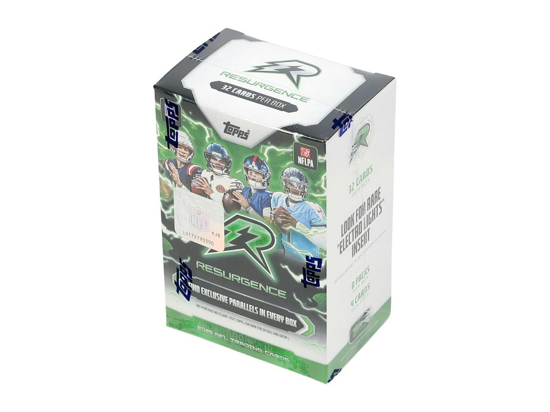 2025 Topps Resurgence Football Blaster Box (Electro Lights Inserts)