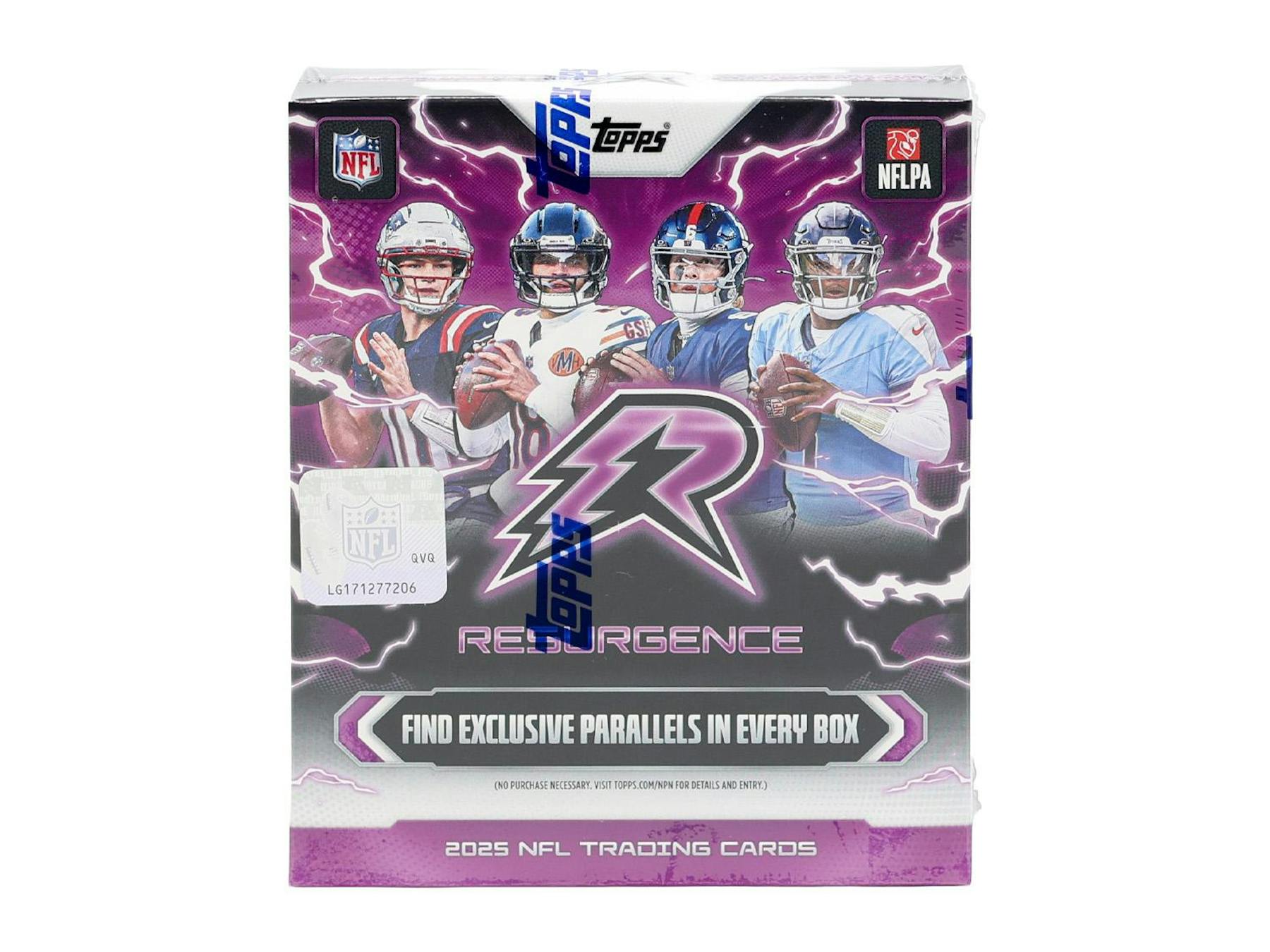 2025 Topps Resurgence Football Mega Box (Electro Lights Inserts)