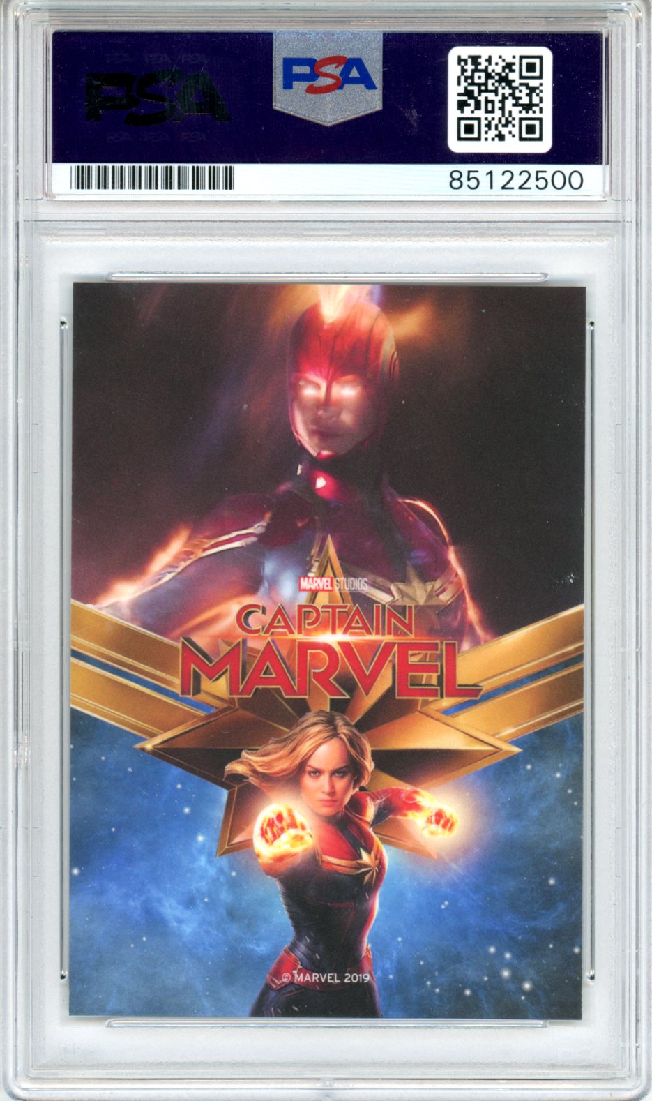 Brie Larson Captain Marvel Authentic Auto 10 2019