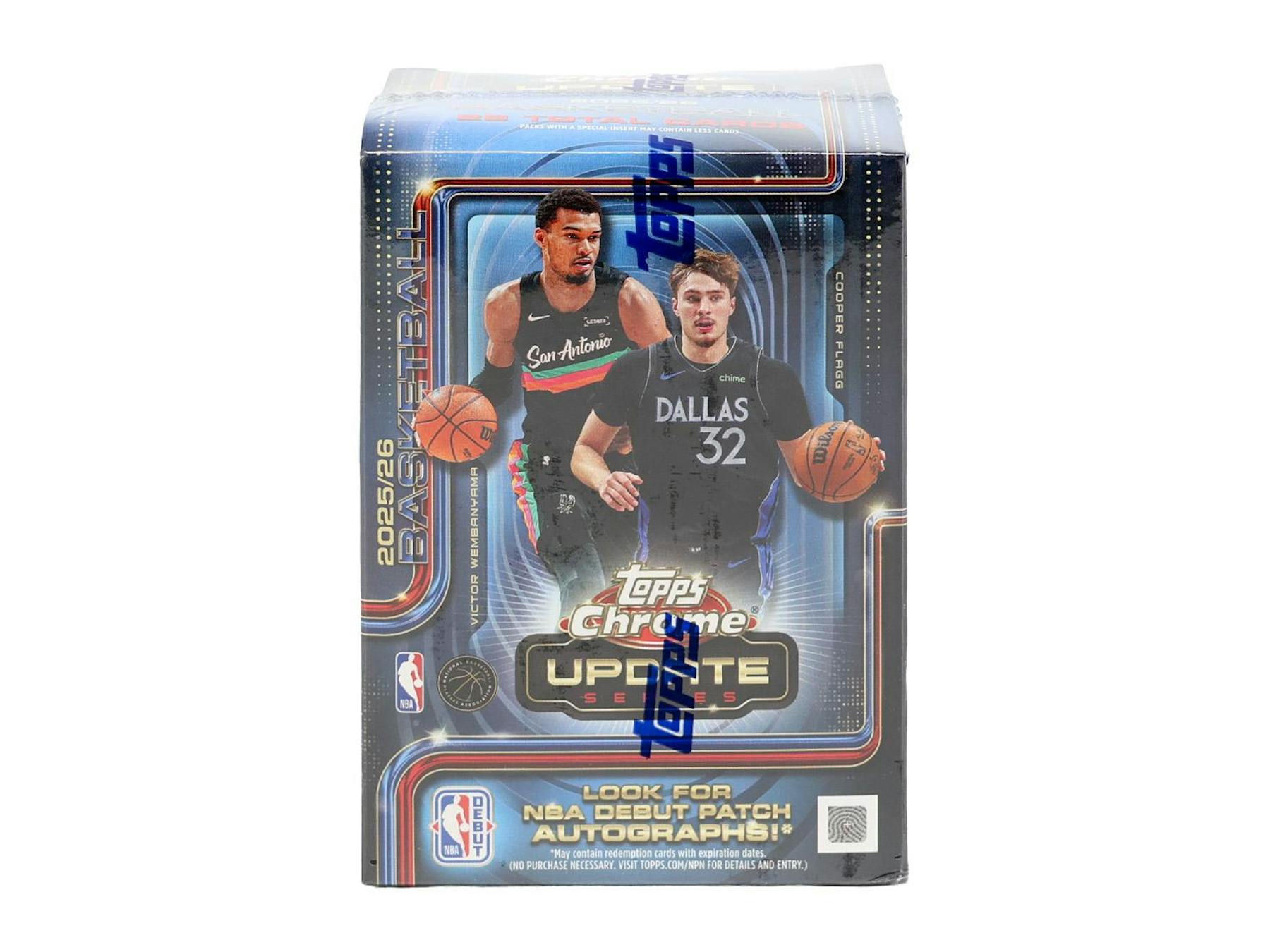 2025/26 Topps Chrome Update Series Basketball Blaster Box (Sealed)