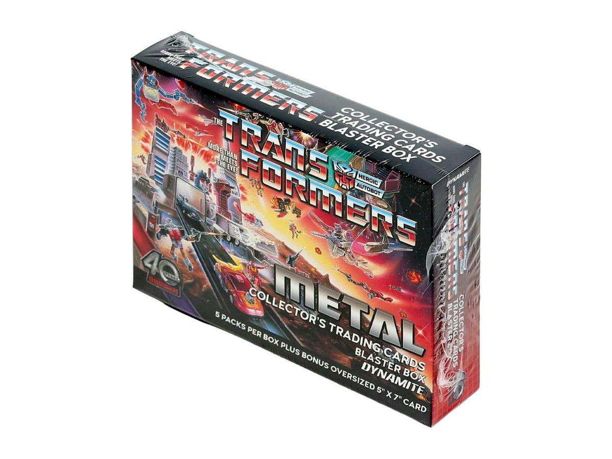 2026 Dynamite Transformers Metal Blaster Box Entertainment Trading Cards (40th Anniverasry) (Copy)