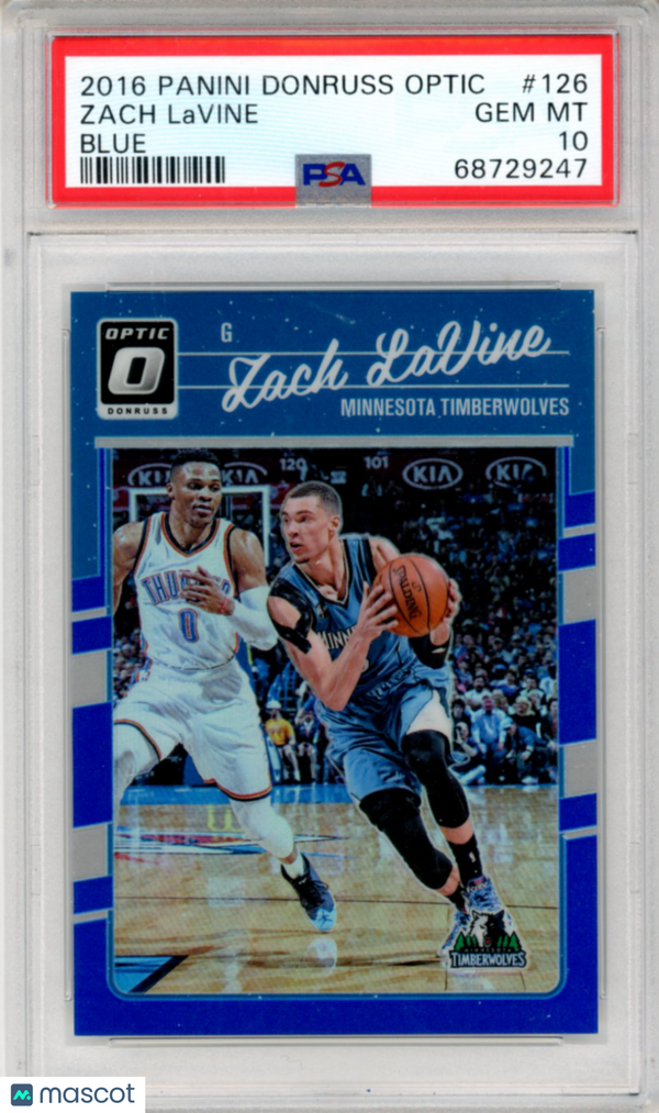 2016 Panini Donruss Optic Zach Lavine #126 PSA 10 Basketball