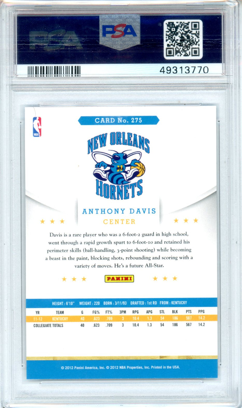 2012 Panini Hoops Anthony Davis