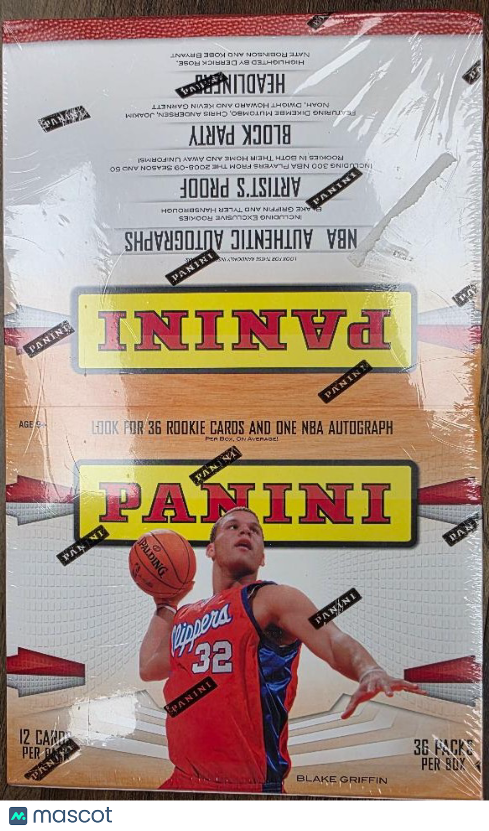 2009-10 Panini Basketball Sealed Hobby Box 36 Packs (Stephen Curry Rookie Year)