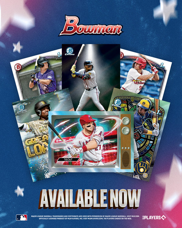 MAY 7TH / One 2025 Bowman Baseball Hobby Jumbo Pack (28 Cards) Pulled Randomly from Hobby Box