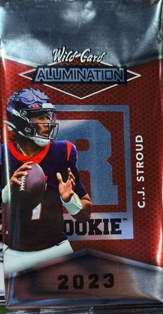 2023 Wild Card ALUMINATION Rookie Special Edition NFL ROY Football Card Pack  (Low Numbered RC in Each Pack) CJ Stroud