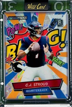 DRAFT DAY DEAL  2023 Wild Card ALUMINATION Rookie Special Edition NFL ROY Football Card Pack  (Low Numbered RC in Each Pack) CJ Stroud