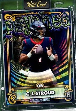 2023 Wild Card ALUMINATION Rookie Special Edition NFL ROY Football Card Pack  (Low Numbered RC in Each Pack) CJ Stroud