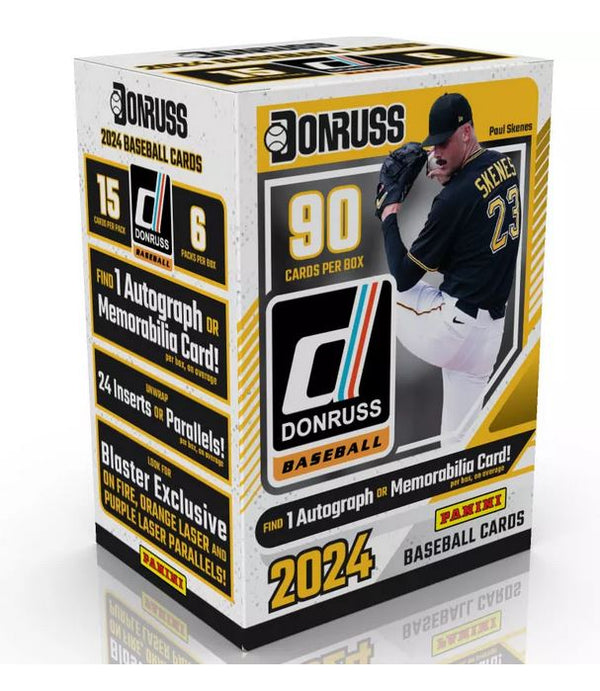 2024 Panini Donruss Baseball Blaster Box (1 Auto or Mem)(Skenes RC?)