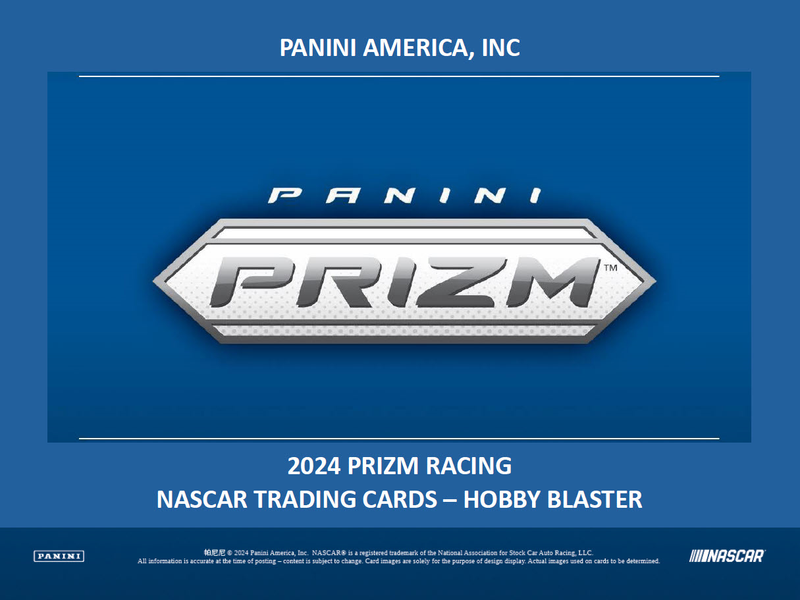 Hobby 2024 Panini Prizm NASCAR Racing Blaster Box (Green Ice Prizms)