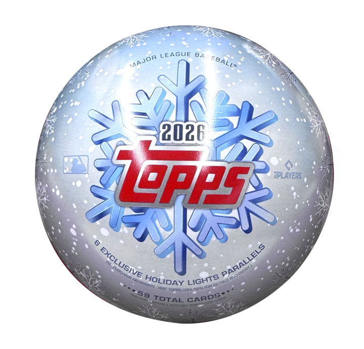 2026 Topps Holiday Baseball Hobby Collector Tin Box Christmas Edition