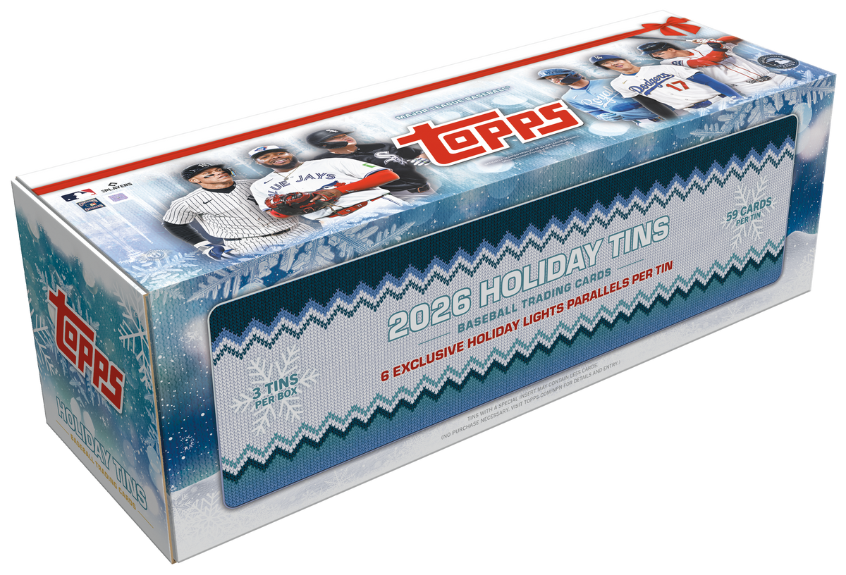 2026 Topps Holiday Baseball Hobby Collector Tin Box Christmas Edition