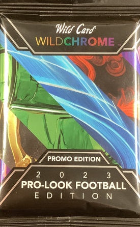 2023 Wild Card Wildchrome Pro-Look Football Edition PREVIEW Promo Pack (#d 25 or less) DRAFT NIGHT