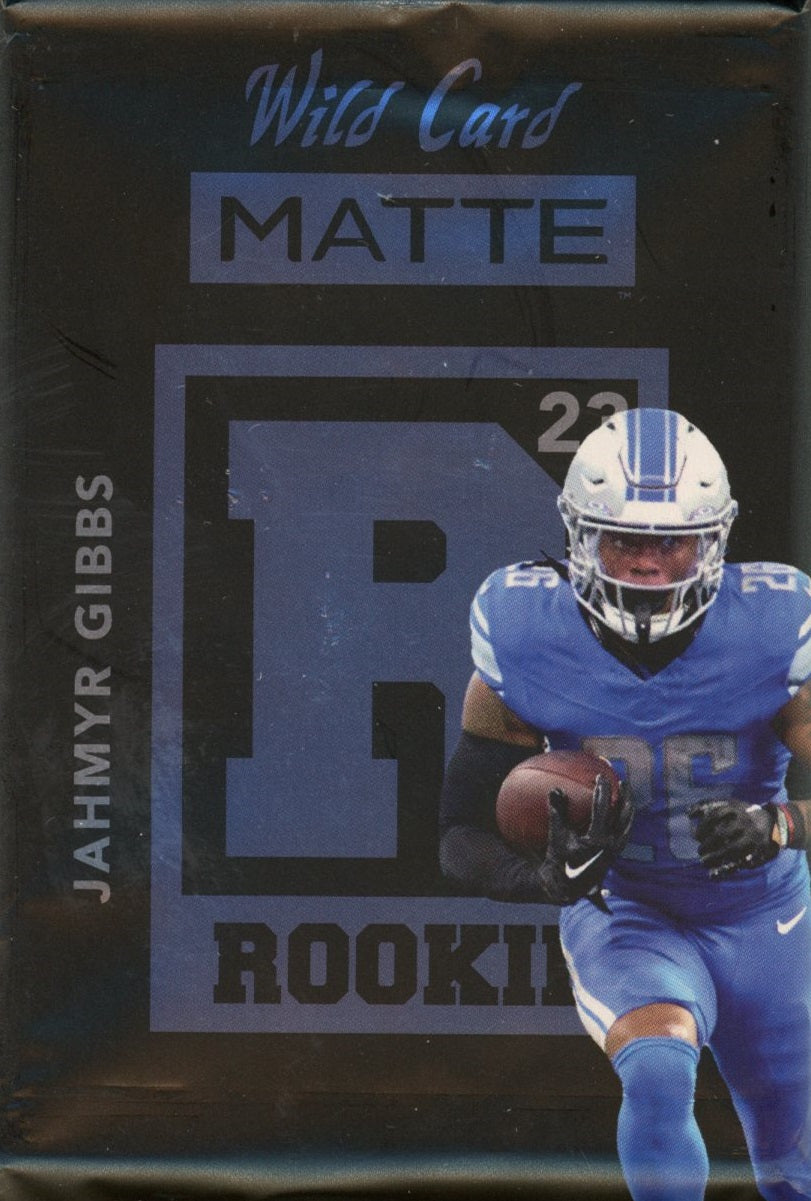 2023 Wild Card Matte Guaranteed Encased Rookie Card Jahmyr Gibbs RC