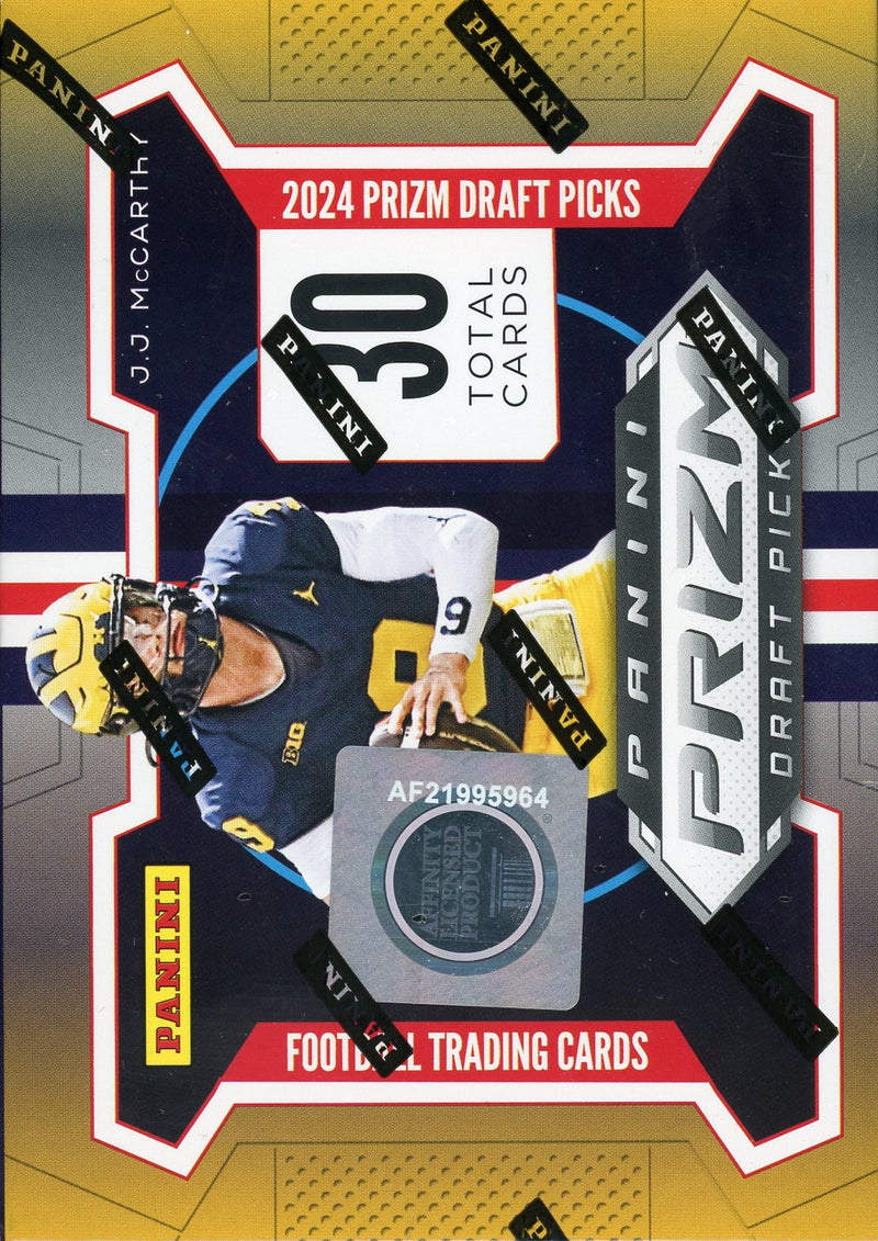 HOBBY 2024 Panini Prizm Draft Picks Football Blaster Box (Exclusive Neon Pink Parallels)