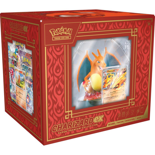 Pokémon Charizard ex Super Premium Collection Box (10 Packs + Figure)