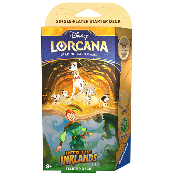 Disney Lorcana: Into the Inklands Starter Deck (Amber & Emerald) Disney Lorcana: Into the Inklands Starter Deck (Amber & Emerald)