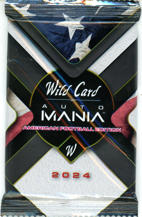 AUTOGRAPH PACK from 2024 Wild Card Auto Mania American Football (Auto #d to 25 or less)