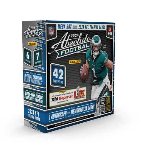 2024 Panini Absolute Football Mega Box (1 Auto or Mem) Kaboom Hunting