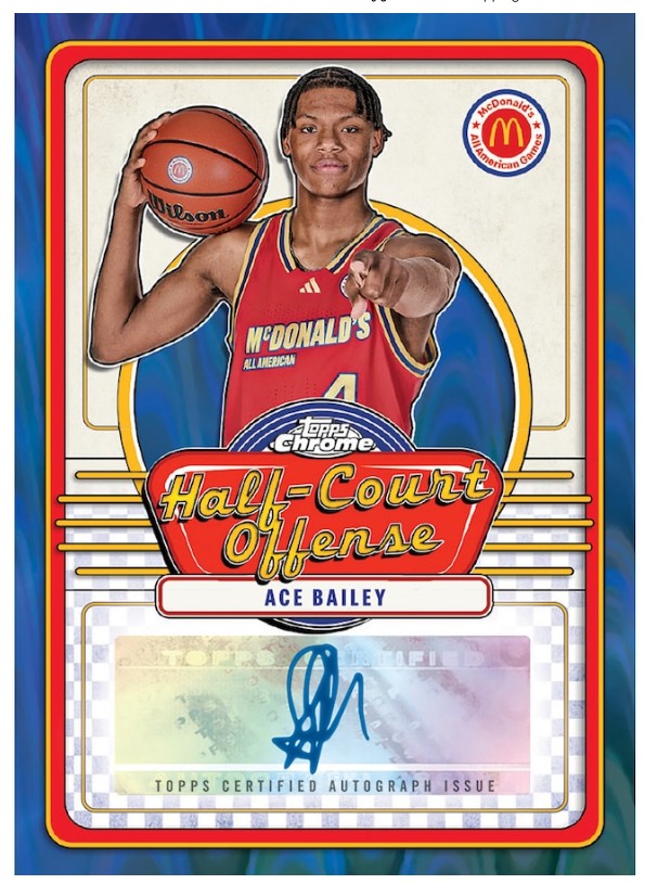 2024 Topps Chrome McDonald's All American Basketball Mega Box (Cooper Flag)