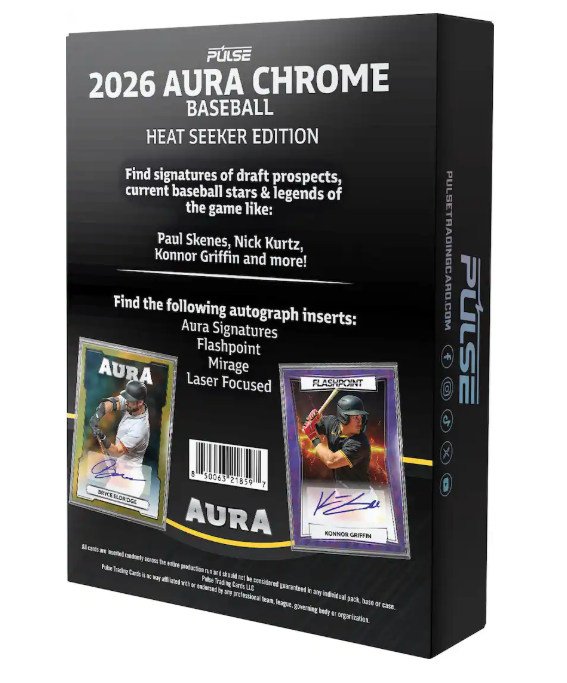 Pulse - 2026 Aura Chrome Baseball Heat Seeker Edition (1 Auto)