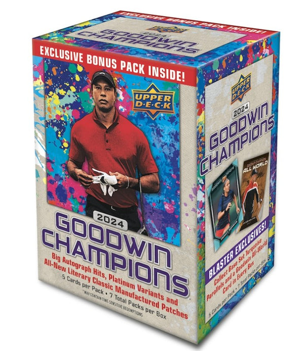 2024 Upper Deck Goodwin Champions Blaster Box (with Bonus Pack)