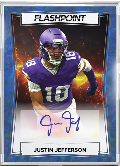 2026 Pulse Aura Chrome Football Heat Seeker Edition (1 Auto)