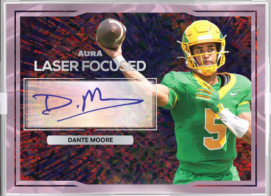 2026 Pulse Aura Chrome Football Heat Seeker Edition (1 Auto)