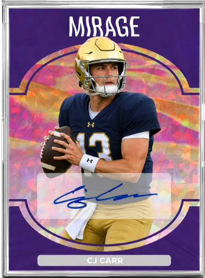 2026 Pulse Aura Chrome Football Heat Seeker Edition (1 Auto)