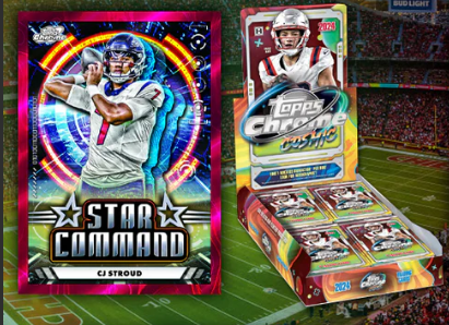 Two (2) Packs of 2024 Topps Cosmic Chrome Football from Hobby Box