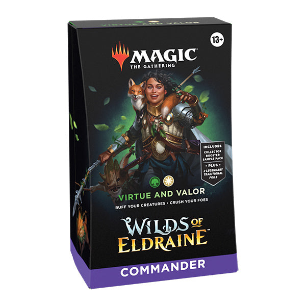 Magic the Gathering MTG  Wilds of Eldraine - Commander Deck - Virtue and Valor