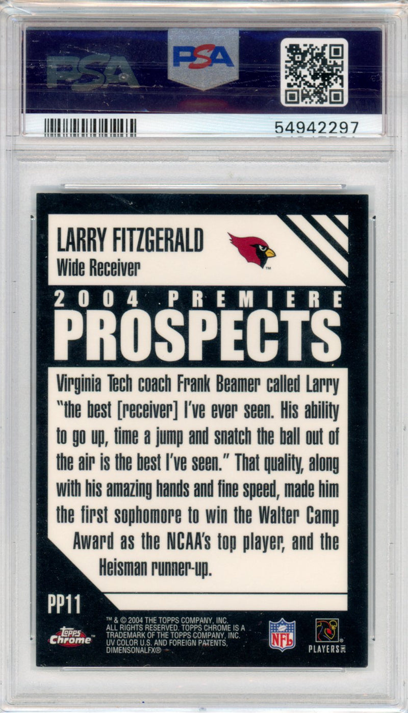 2004 Topps Chrome Premiere Prospects Larry Fitzgerald