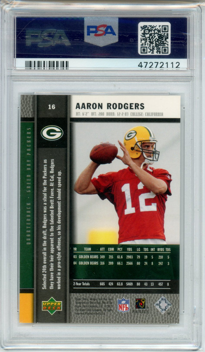 2005 Upper Deck Rookie Premiere Aaron Rodgers