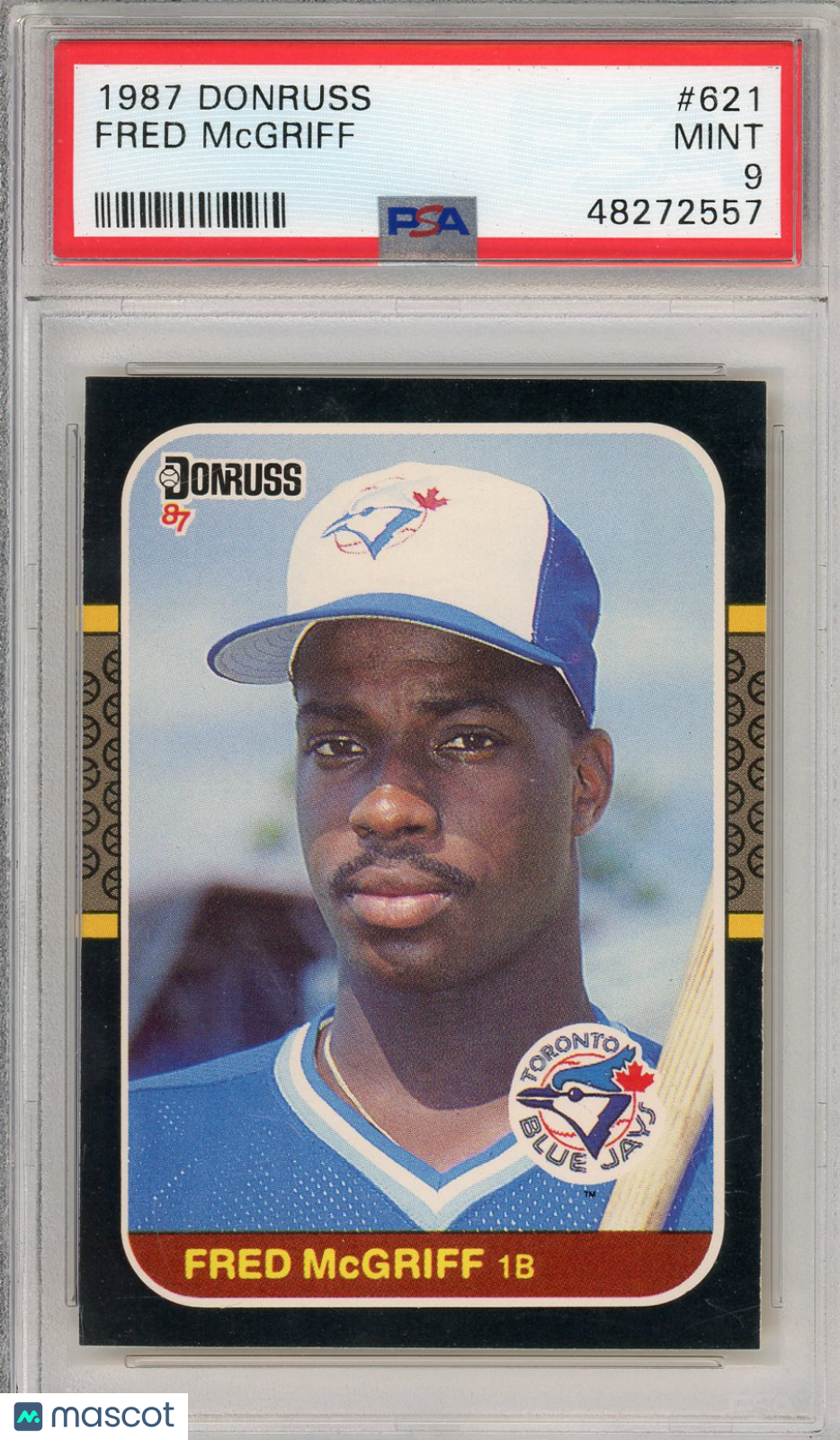 1987 Donruss Fred Mcgriff #621 PSA 9 MINT