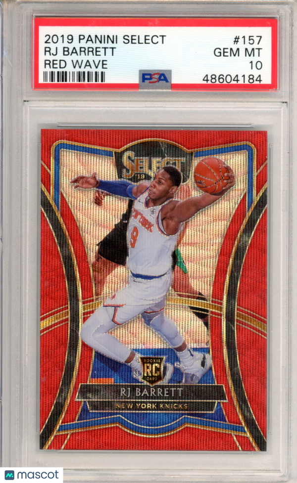 2019 Panini Select RJ Barrett #157 PSA 10 Basketball