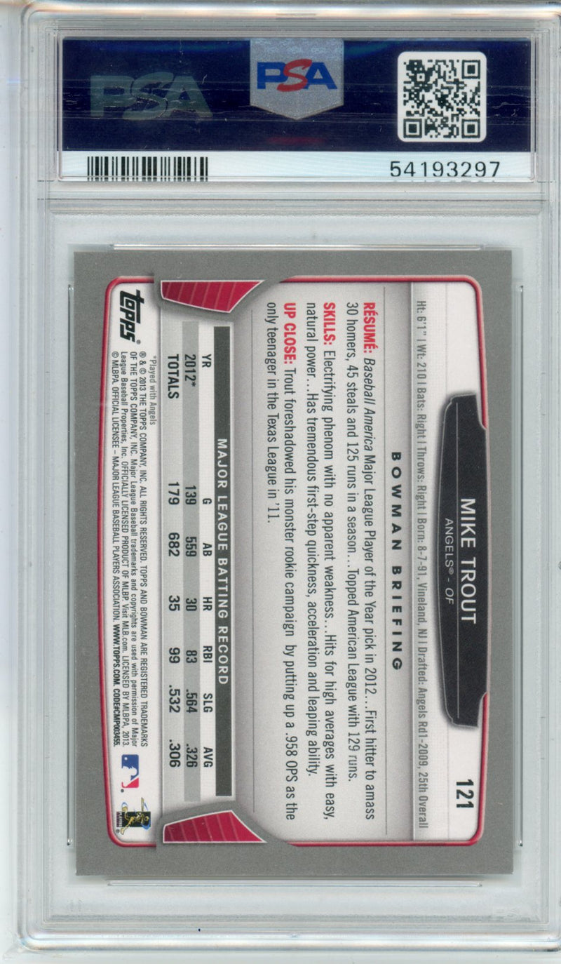 2013 Bowman Mike Trout Gold
