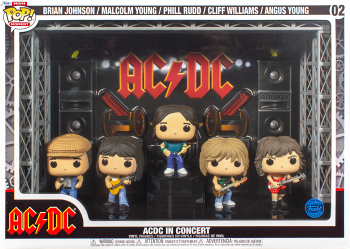 AC/DC - AC/DC in Concert Deluxe Pop! Moment Vinyl Figure 5-Pack - Funko Pop