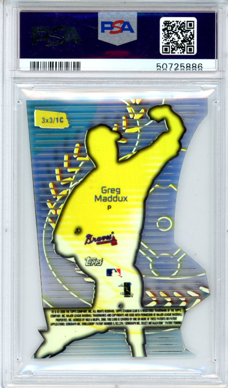 Greg Maddux 2000 Stadium Club 3X3 Illuminator