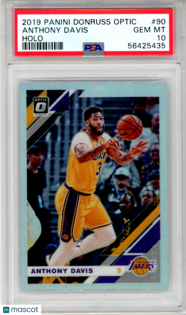 2019 Panini Donruss Optic Anthony Davis #90 PSA 10 Basketball