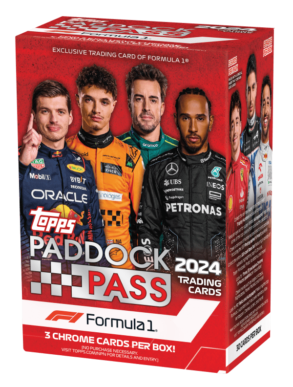 2024 Topps Paddock Pass F1 Formula 1 Racing Blaster Box (3 X-Fractors)